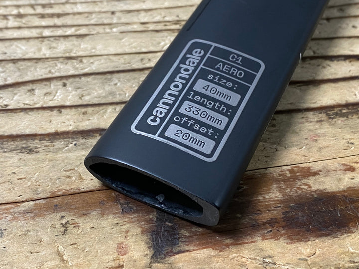 KL855 キャノンデール CANNONDALE C1 AERO カーボンシートポスト 320mm