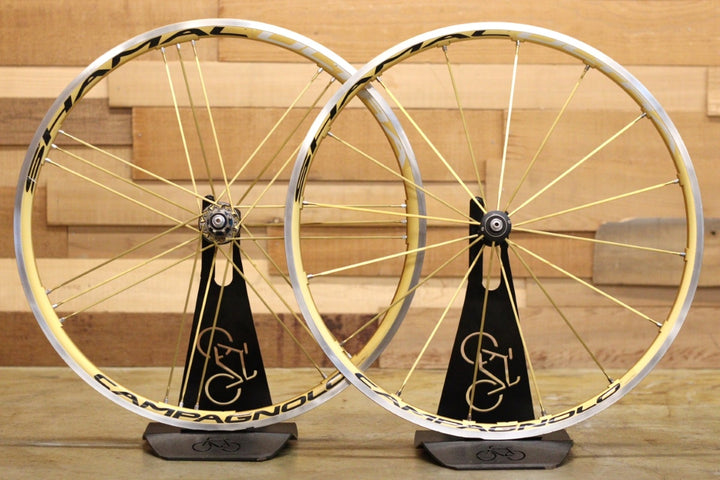 カンパニョーロ Campagnolo シャマルウルトラ ゴールド SHAMAL ULTRA GOLD アルミ チューブラー ホイールセット カンパ 11S/12S 【立川店】