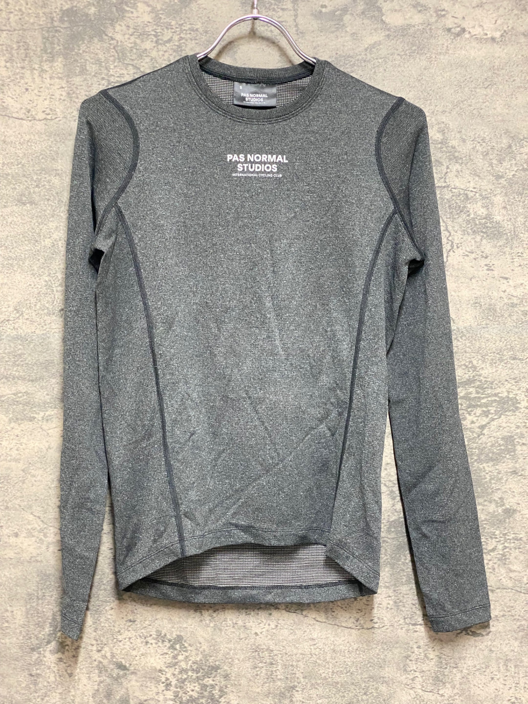 KM739 パスノーマルスタジオ PAS NORMAL STUDIOS MEN'S THERMAL LONG SLEEVE BASE LAYER 長袖 ベースレイヤー 黒 S