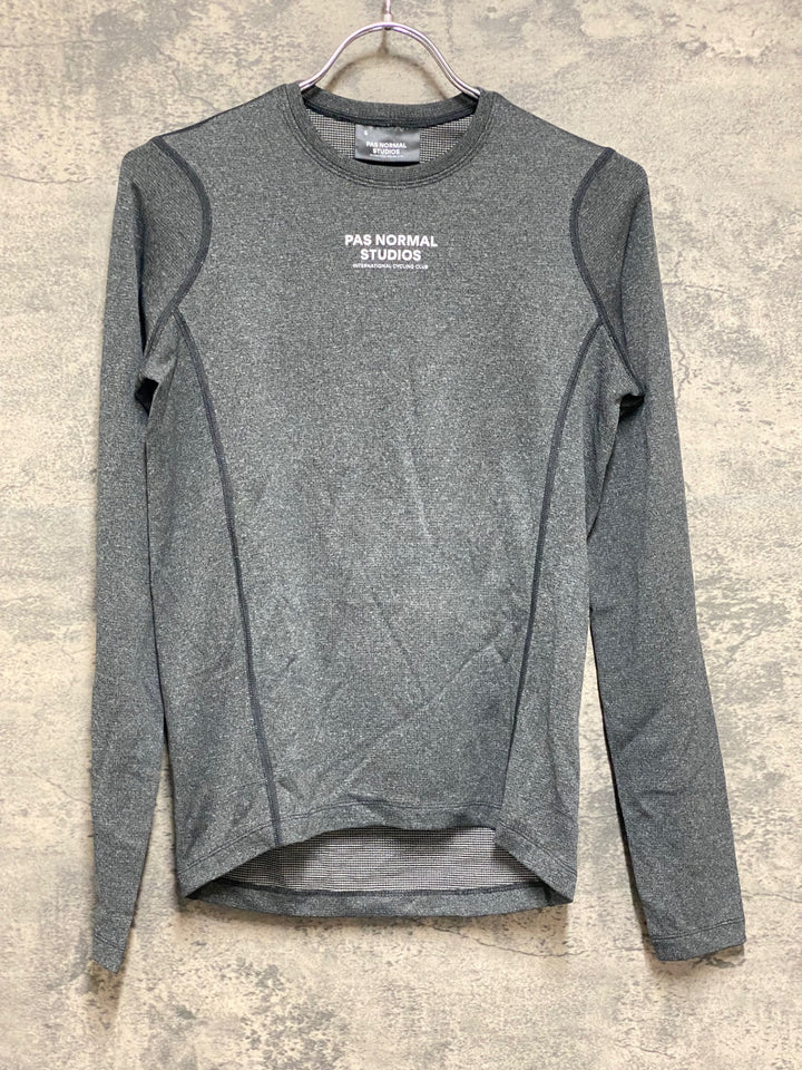 KM739 パスノーマルスタジオ PAS NORMAL STUDIOS MEN'S THERMAL LONG SLEEVE BASE LAYER 長袖 ベースレイヤー 黒 S