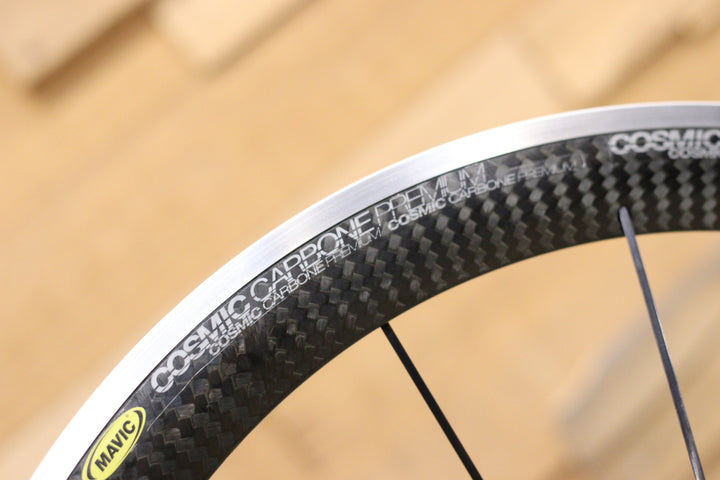 マヴィック MAVIC コスミック カーボン プレミアム COSMIC CARBONE PREMIUM アルミ カーボン クリンチャー ホイールセット シマノ12/11S 【立川店】