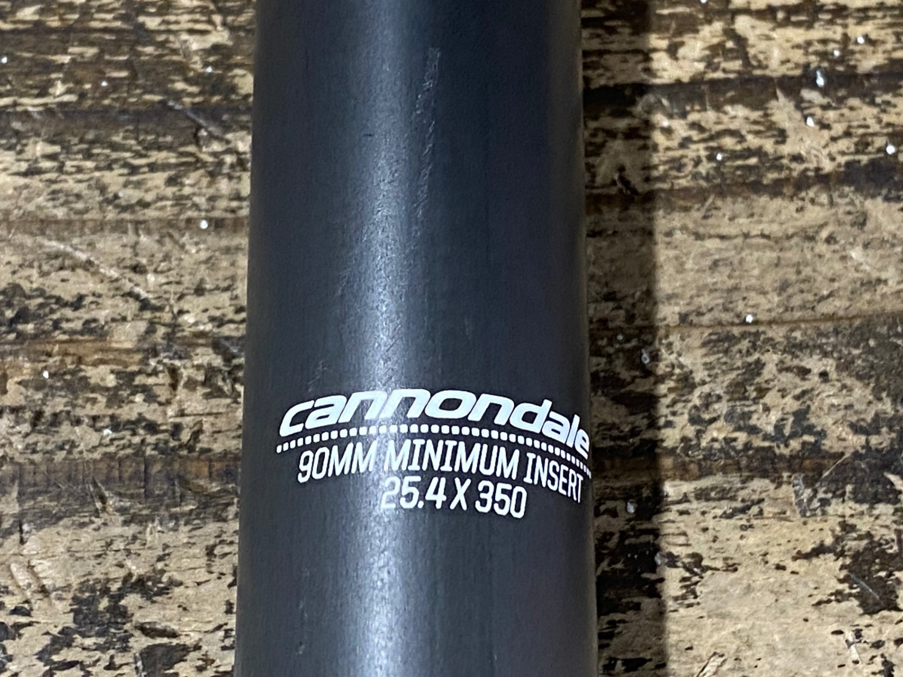 Cannondale シートポスト 25.4 x 350mm JP346 キャノンデール Cannondale C2 カーボンシートポスト 350mm Φ25