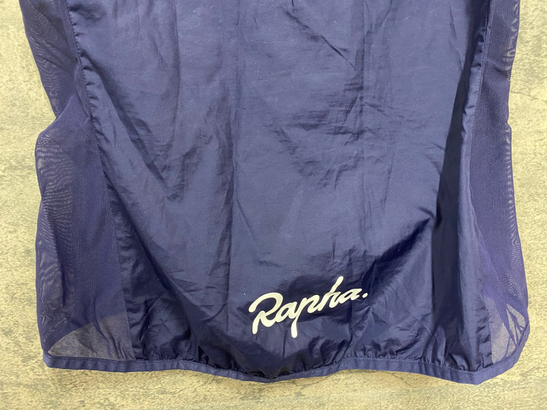 JY097 ラファ Rapha WOMEN’S BREVET GILET サイクルベスト ジレ レディース 紺 S