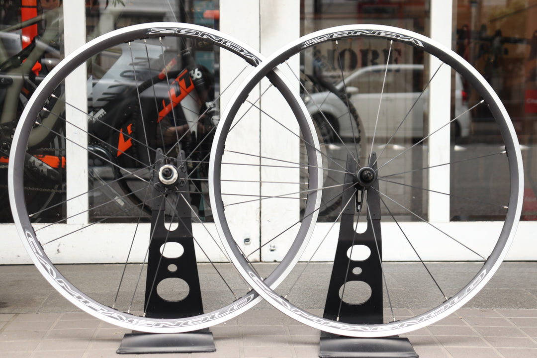 カンパニョーロ CAMPAGNOLO ゾンダ ZONDA C17 アルミ  クリンチャー ホイールセット シマノ 11S/12S 【横浜店】