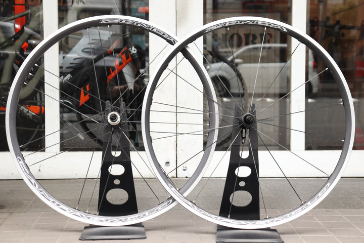 カンパニョーロ CAMPAGNOLO ゾンダ ZONDA C17 アルミ  クリンチャー ホイールセット シマノ 11S/12S 【横浜店】
