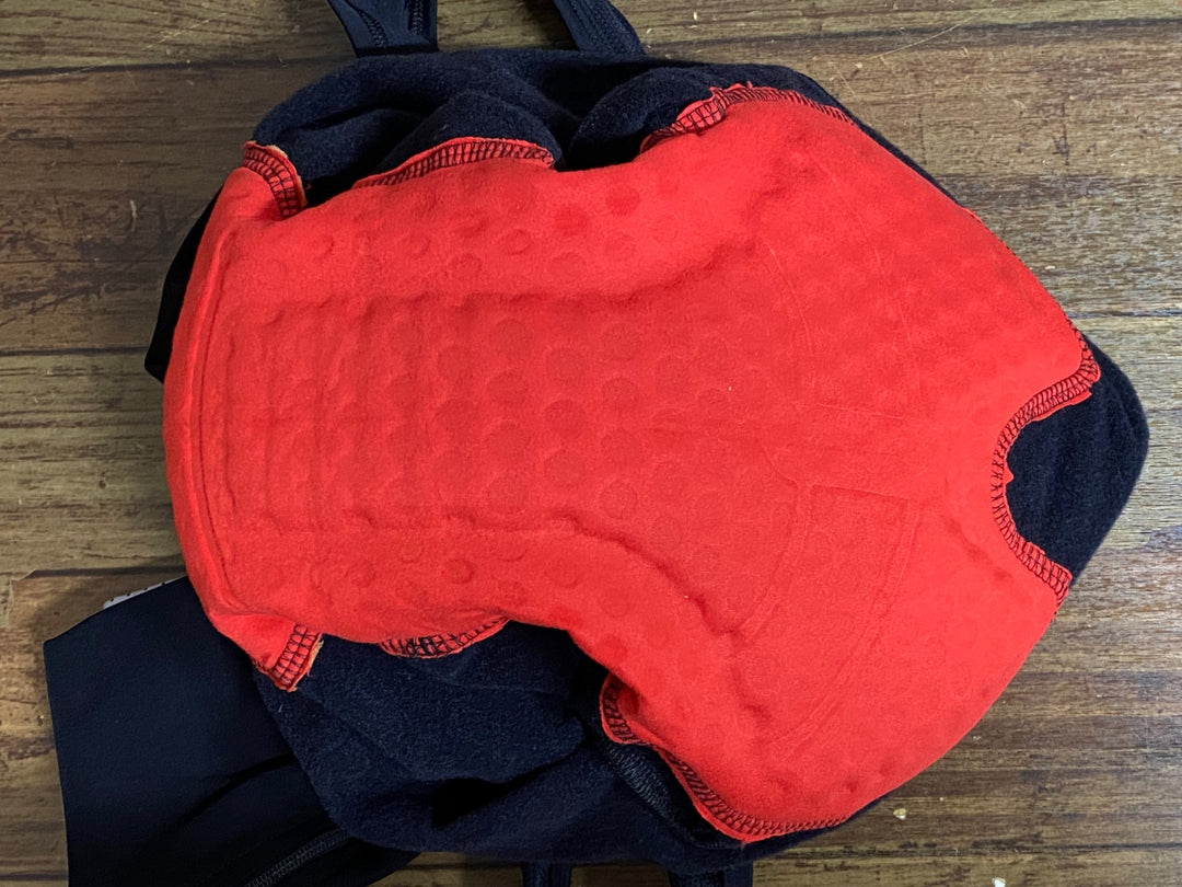 KD389 カステリ CASTELLI ビブタイツ 黒 S 裏起毛