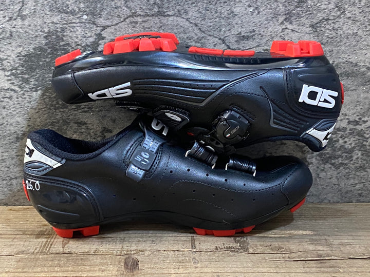 KG391 シディ SIDI TRACE MTB ビンディングシューズ 黒 SPD EU42 ※ペン字あり