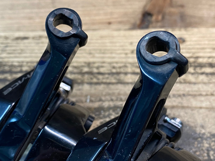JI777 シマノ SHIMANO デュラエース DURA-ACE BR-R9100 キャリパーブレーキ 前後セット ※フロント側主軸外れのためジャンク