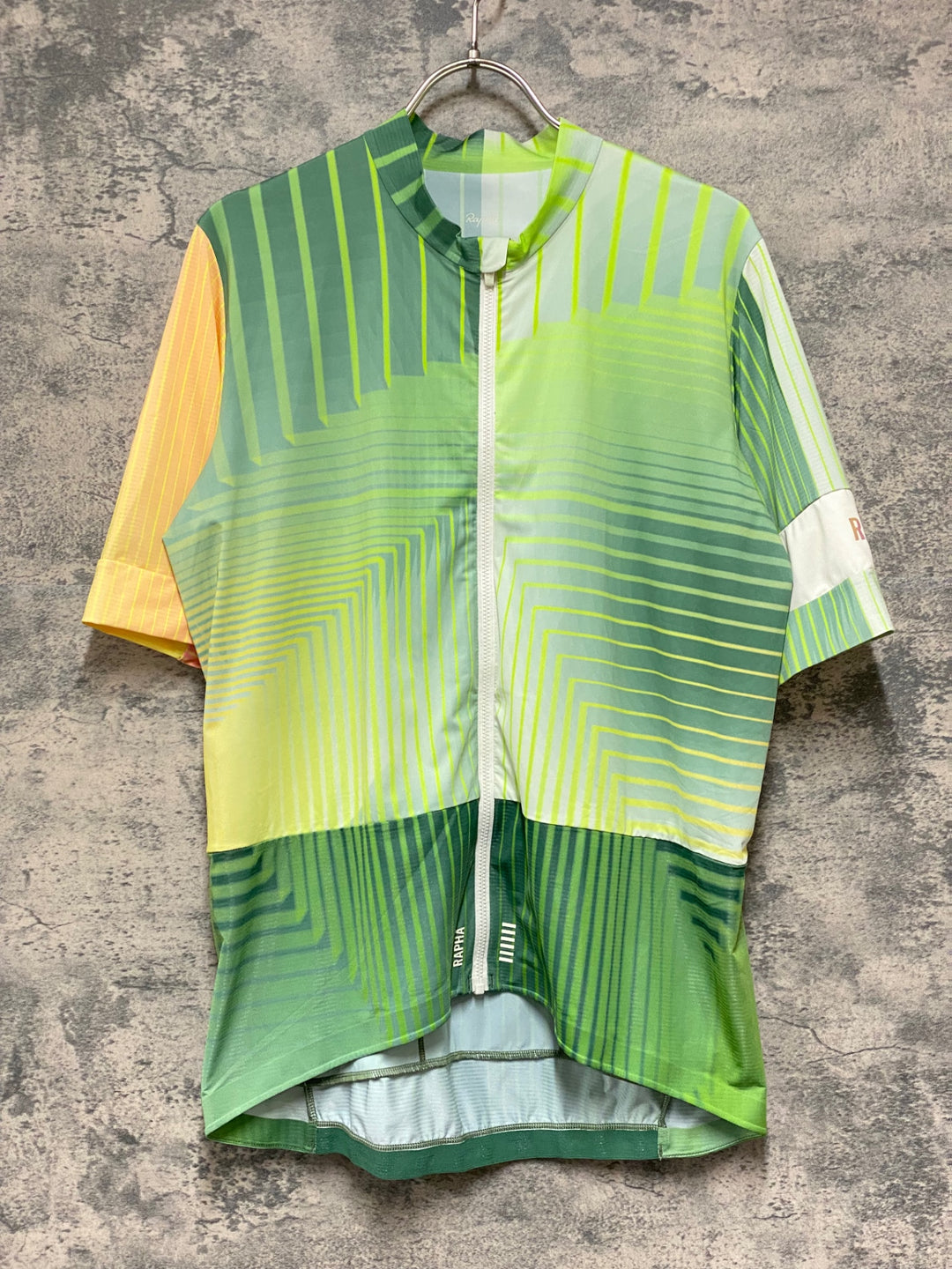 KD125 ラファ Rapha TUNNEL VISION PT JERSEY 半袖 サイクルジャージ 緑 XXL