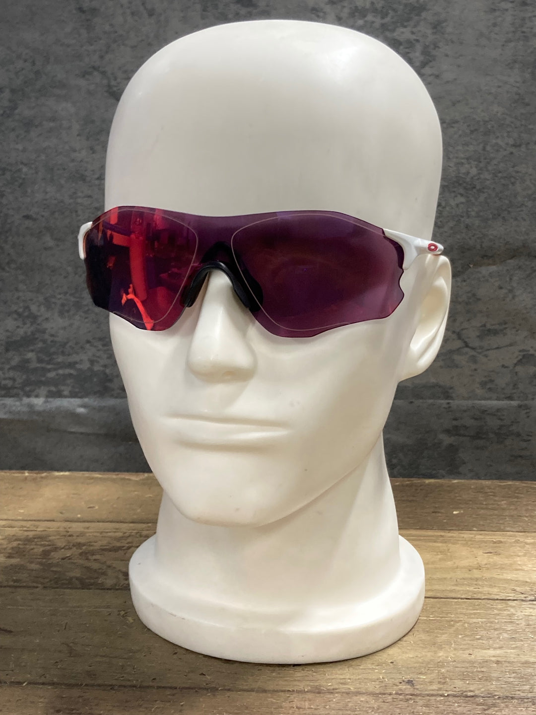KL297 オークリー OAKLEY EV ZERO サングラス アイウェア 白 PRIZMレンズ ※レンズ気泡