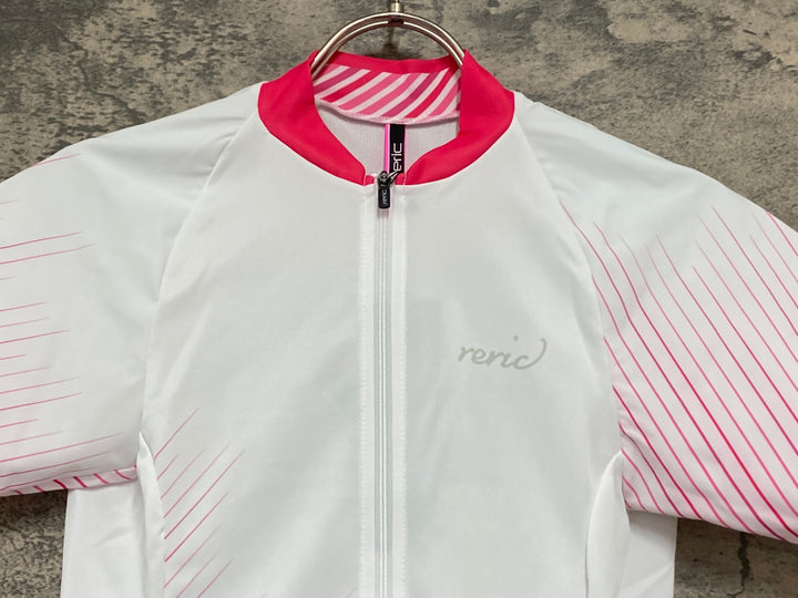 JW003 レリック reric Women's Himalia SS Jersey 半袖 サイクルジャージ S 白 レディース