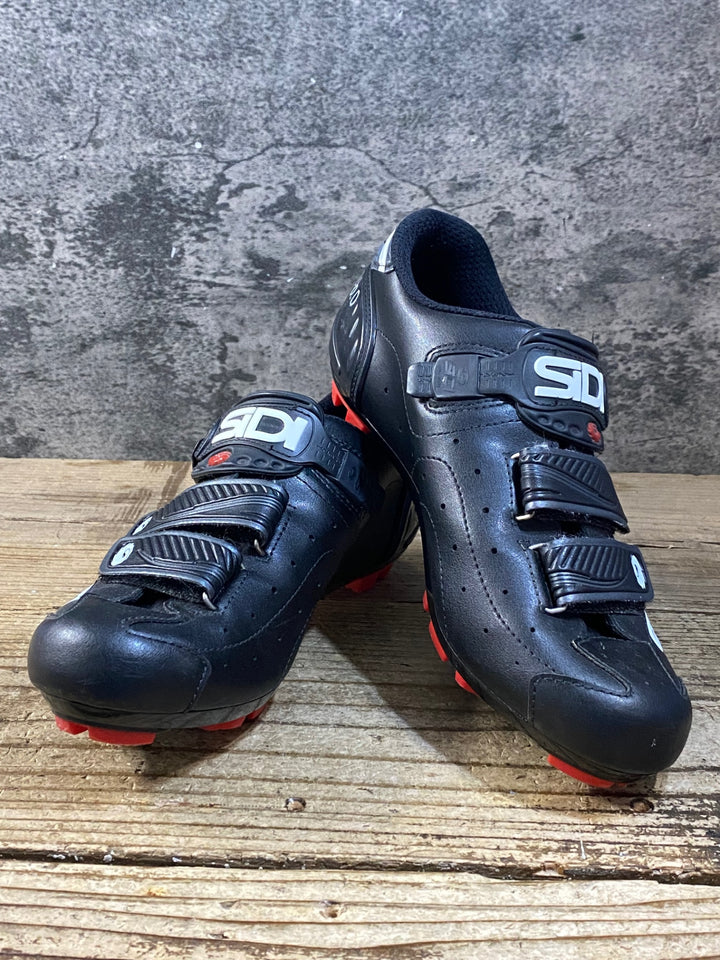 KG408 シディ SIDI TRACE MTB ビンディングシューズ 2穴 ブラック EU42 ※ペン字あり