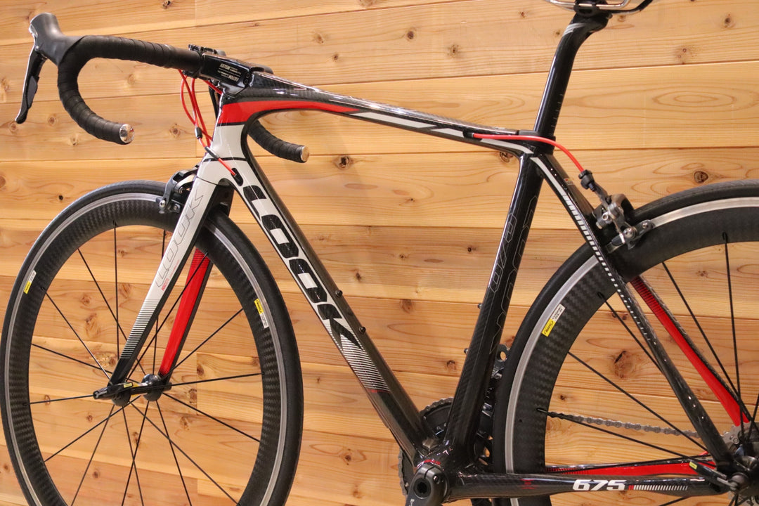 ルック LOOK 675 2015モデル 49(XS)サイズ シマノ アルテグラ 6800 11S COSMIC SLS RIM 13C カーボン ロードバイク 【広島店】