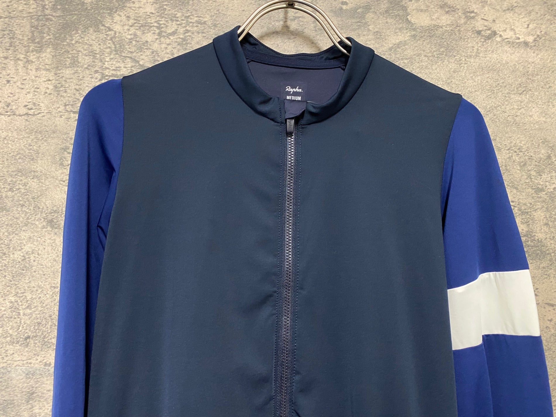 Rapha 青 サイクルジャージ ジップアップ KD622 ラファ Rapha PRO TEAM LONG SLEEVE TRAINING JERSEY 長袖
