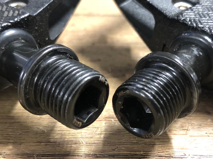 JV874 クランクブラザーズ CRANKBROTHERS DOUBLE SHOT ビンディングペダル 片面フラット 黒