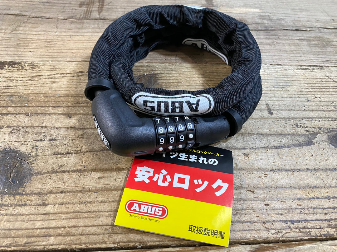 KA995 アブス ABUS TRESORFLEX 6615C 鍵 チェーンロック 黒 未使用