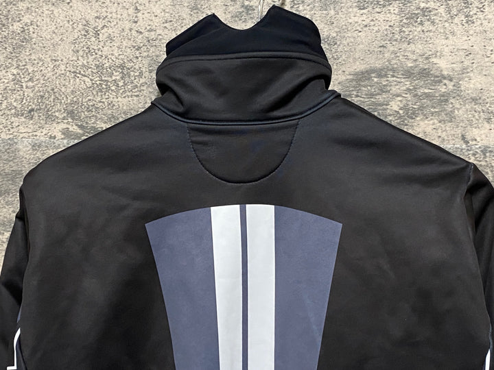 KP754 カステリ CASTELLI 長袖 サイクルジャケット 黒 S 裏起毛 WINDSTOPPER