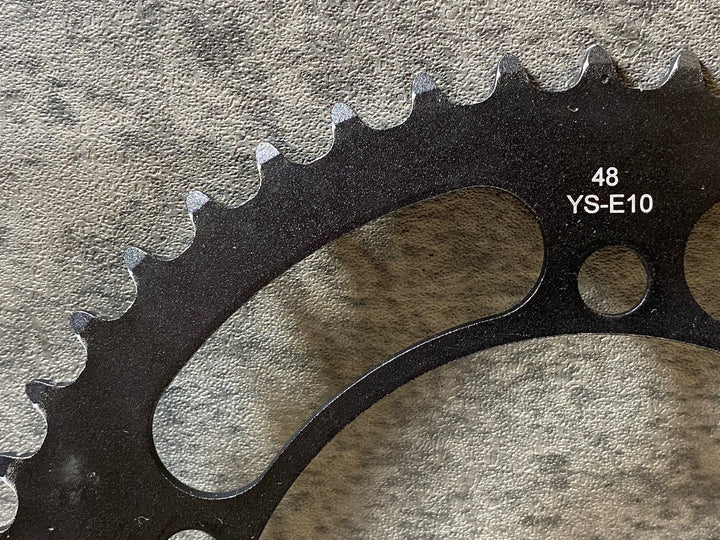 JP477 ノーブランド トラックバイク用 48T チェーンリング 厚歯 48t PCD130 黒