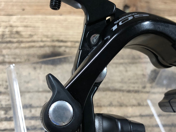 JW957 シマノ SHIMANO 105 BR-5800 ブレーキキャリパー 前後セット ※錆大 ローラー回転不良 ジャンク
