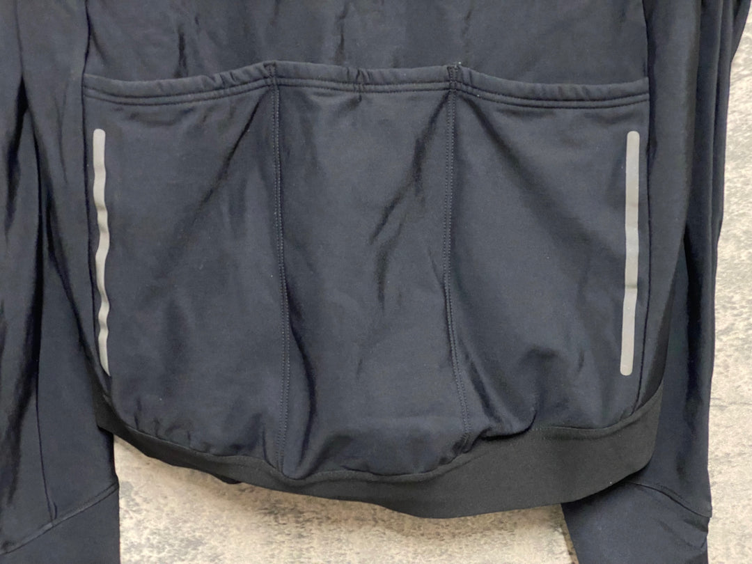 KA420 スペシャライズド SPECIALIZED EXPERT THERMAL JERSEY 長袖 サイクルジャージ 黒 L ※ゴムほつれ