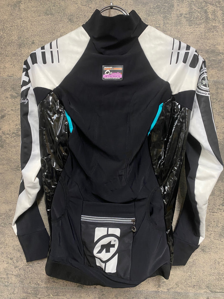 KM971 アソス assos iJ pompaDour S7 長袖 サイクルジャケット 黒白 S レディース