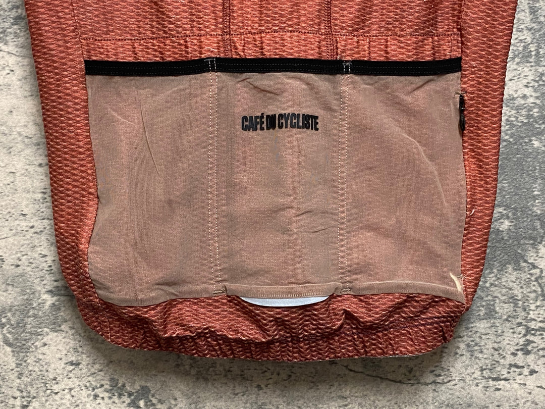 JR929 カフェドシクリステ CAFE DU CYCLISTE Annette 半袖 サイクルジャージ 青 赤 ベージュ XS