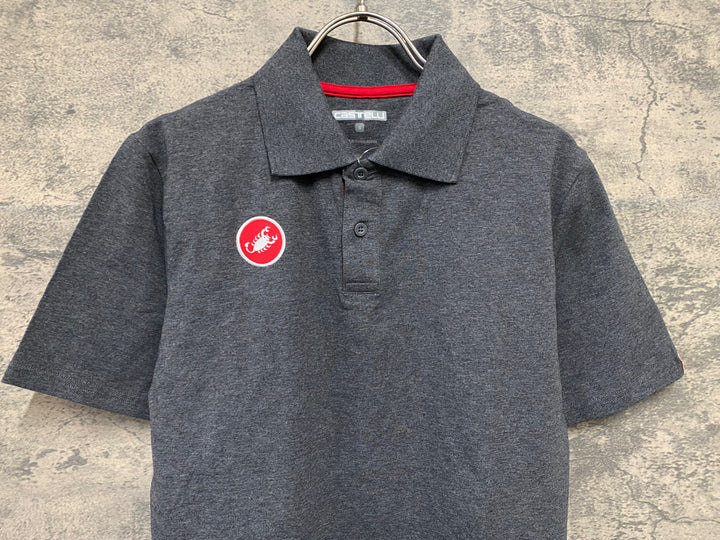 KR661 カステリ CASTELLI 半袖 ポロシャツ グレー S
