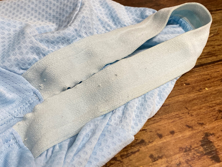 KB269 ラファ Rapha SUPER LIGHTWEIGHT JERSEY 半袖 サイクルジャージ 水色 XS ※裾ゴム伸び