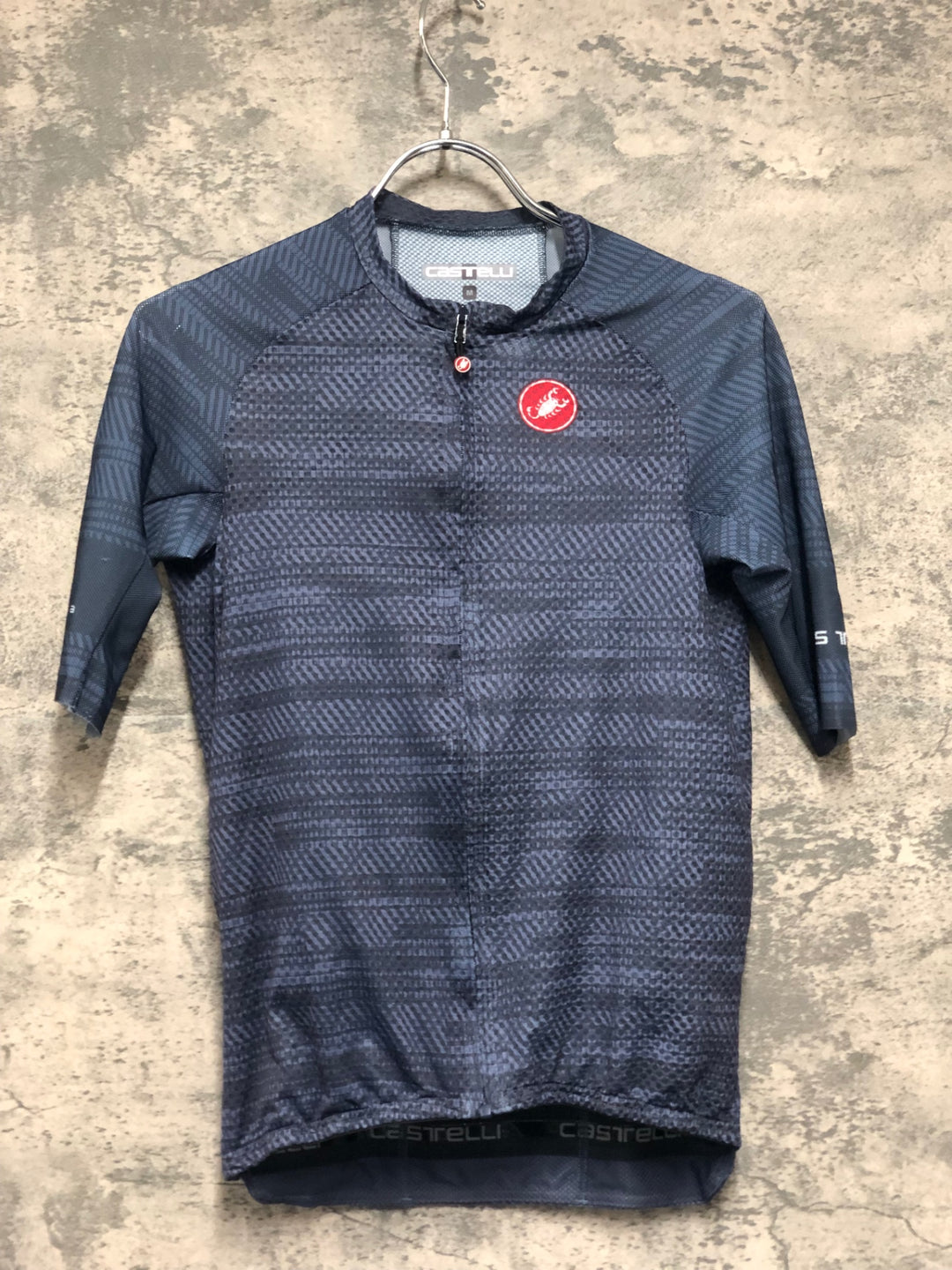 JT282 カステリ CASTELLI 半袖 サイクルジャージ グレー M