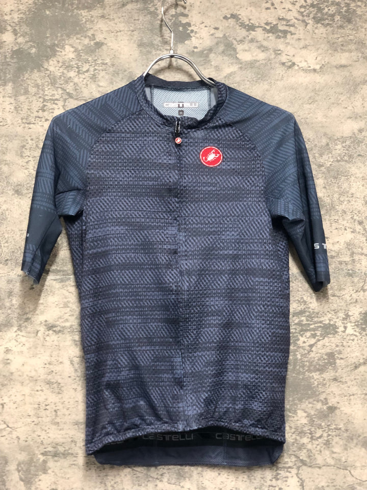 JT282 カステリ CASTELLI 半袖 サイクルジャージ グレー M