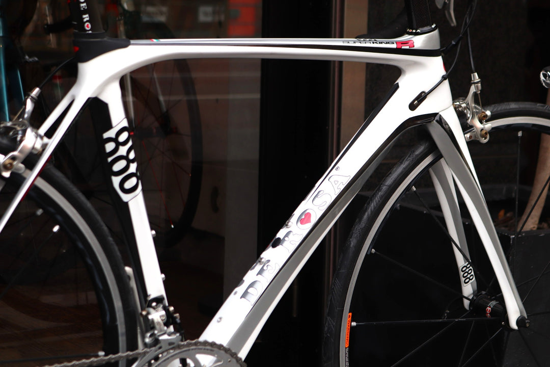 デローザ DE ROSA スーパーキング SUPERKING R 2013モデル 50サイズ カンパニョーロ アテナ シルバー 11S カーボン ロードバイク 【東京南麻布店】