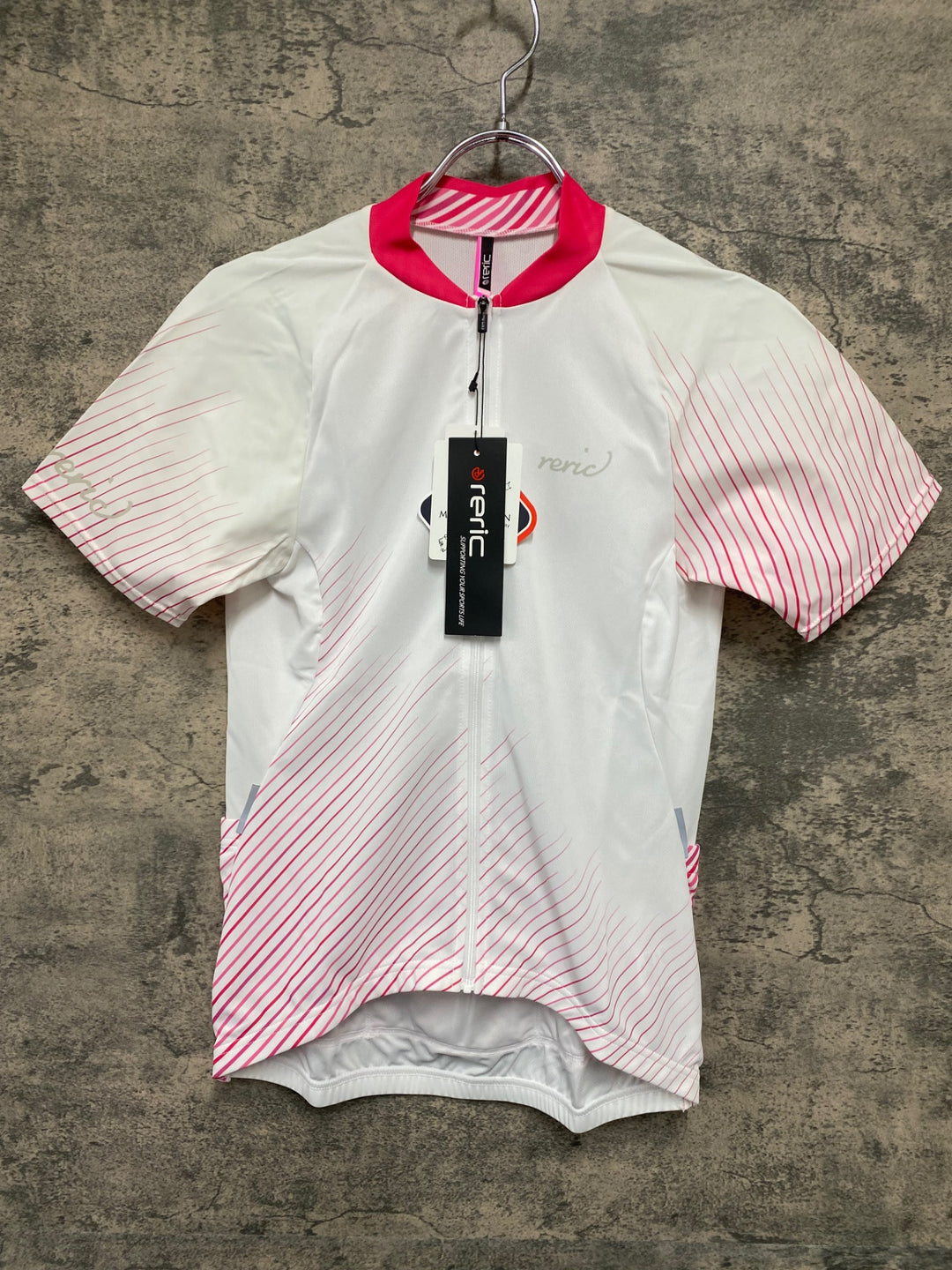 JW002 レリック reric Women's Himalia SS Jersey 半袖サイクルジャージ L 白 レディース