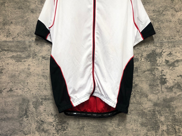 KL255 スポーツフル sportful 半袖 サイクルジャージ 白 赤 M