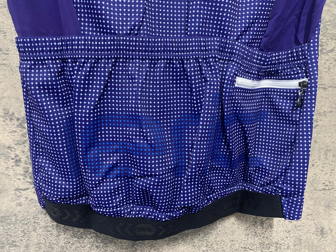 JV972 レリック reric Porca Standerd Jersey 半袖サイクルジャージ 青 M