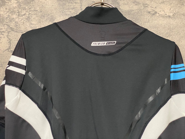 JS468 パールイズミ PEARL iZUMi 半袖 サイクルジャージ 黒 白 L