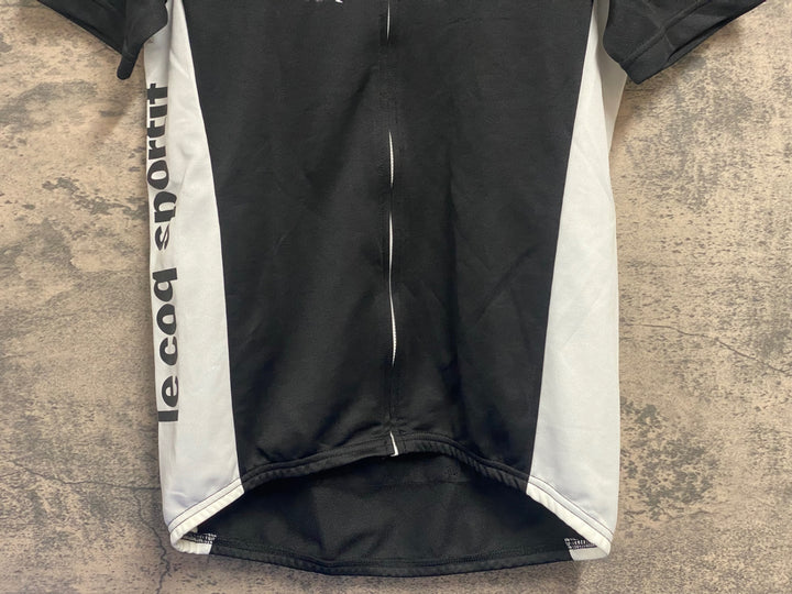 JT316 ルコックスポルティフ le coq sportif 半袖 サイクルジャージ 白 黒 L