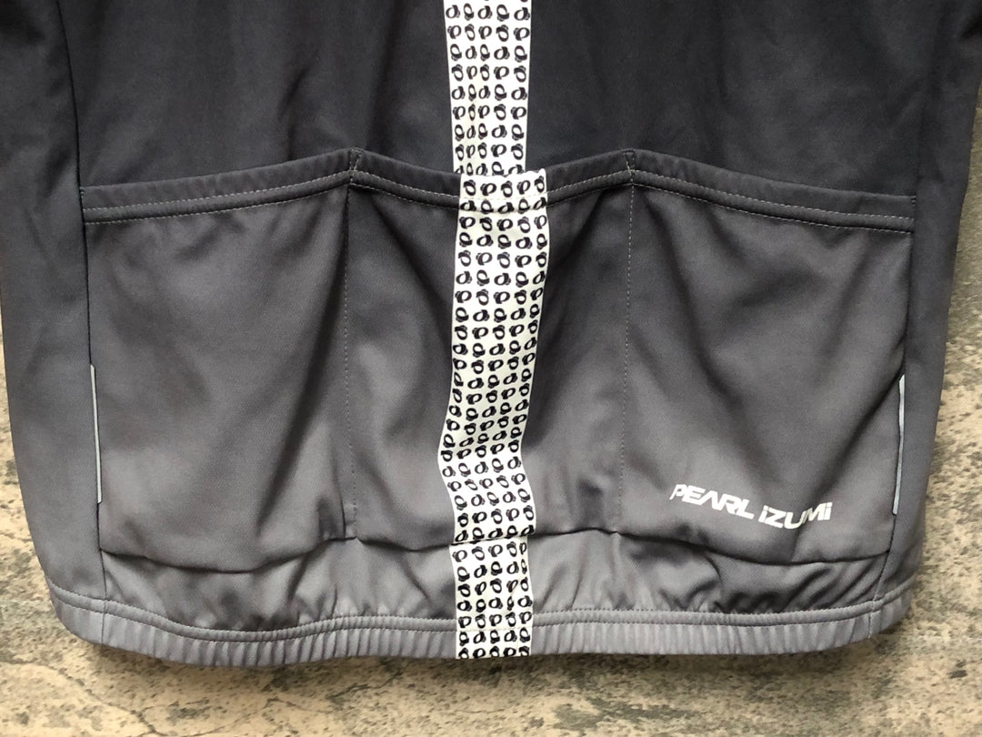 JR983 パールイズミ PEARL iZUMi 半袖 サイクルジャージ 黒 グレー XL