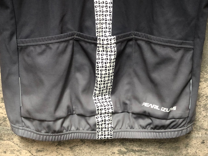 JR983 パールイズミ PEARL iZUMi 半袖 サイクルジャージ 黒 グレー XL