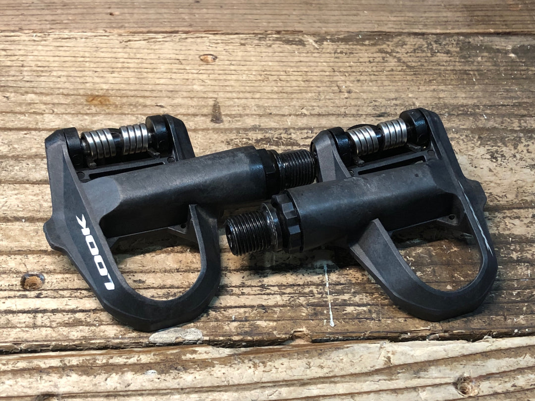 JE052 ルック LOOK KEO2MAX CARBON ビンディングペダル クロモリシャフト