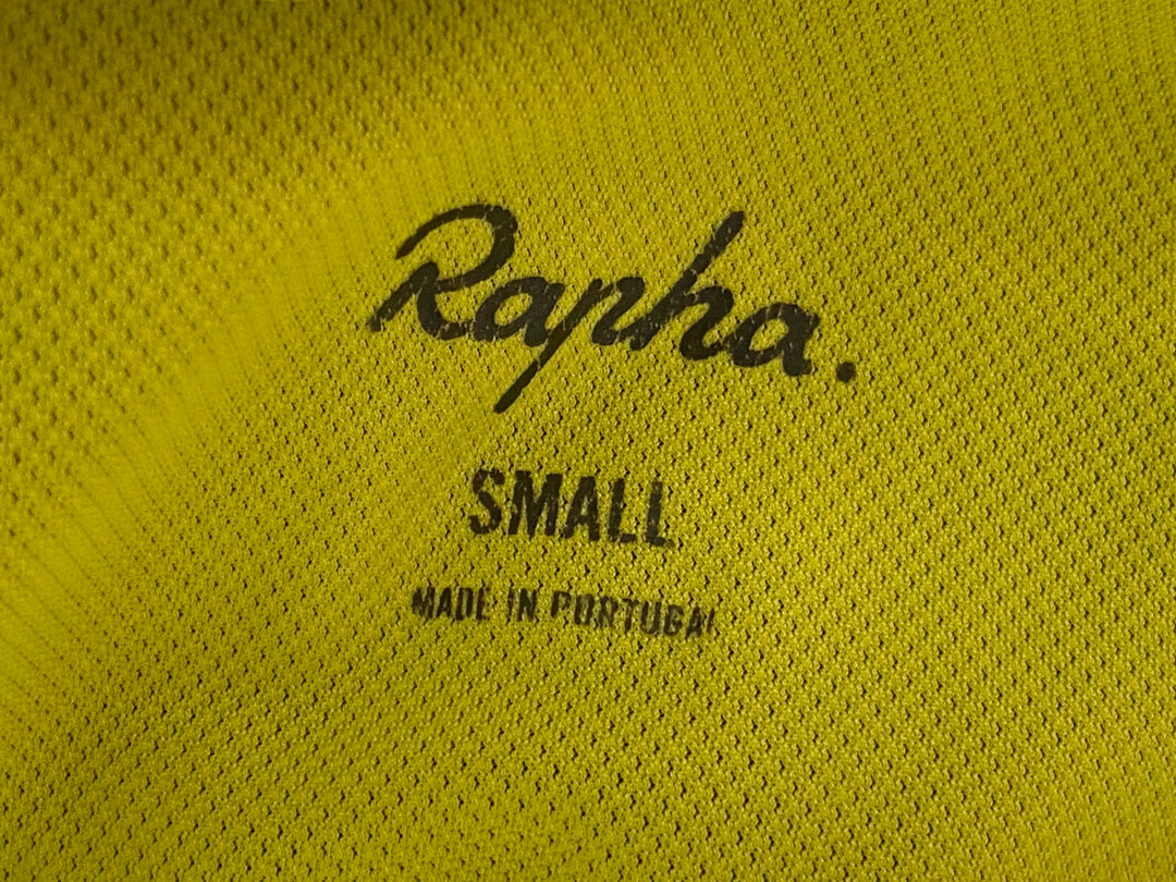 KE082 ラファ Rapha PRO TEAM BIB SHORTS Ⅱ ビブショーツ 黒 黃 S