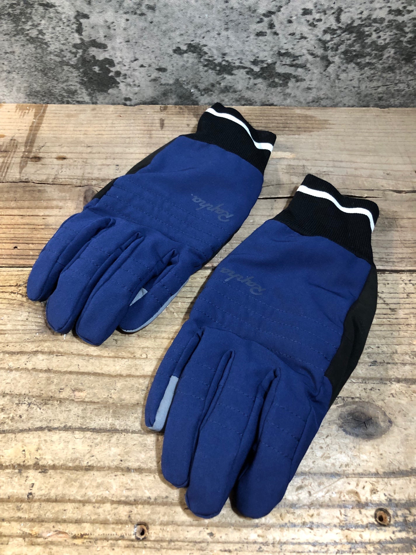 KE378 ラファ Rapha WINTER GLOVES 長指 サイクルグローブ 裏起毛 XS