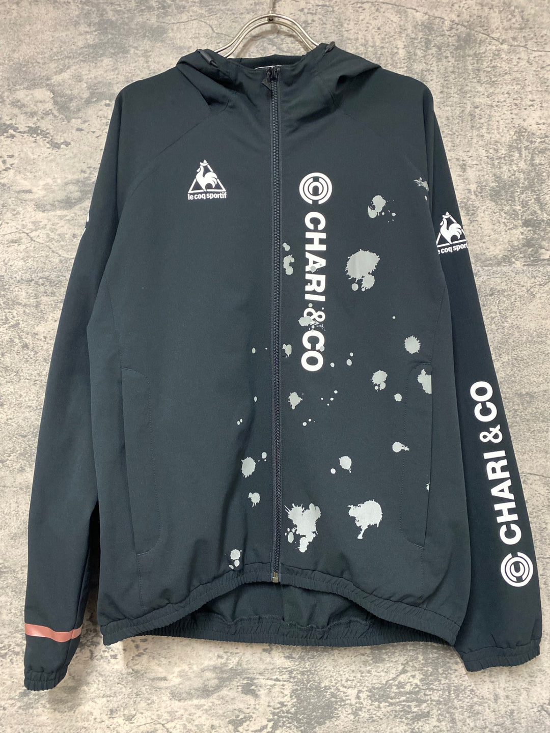 KI743 ルコックスポルティフ le coq sportif CHARI＆CO 長袖 パーカー 黒 S