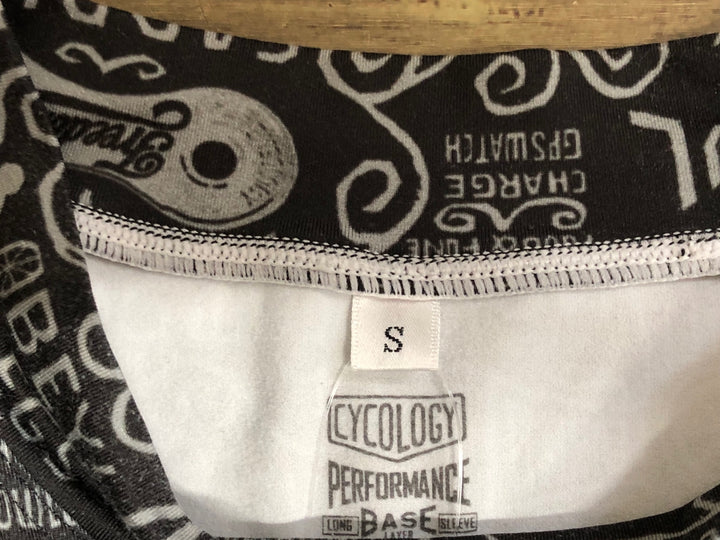 KE105 サイコロジー CYCOLOGY PERFORMANCE LONG SLEEVE BASEKATER 長袖 ベースレイヤー 黒 S 裏起毛
