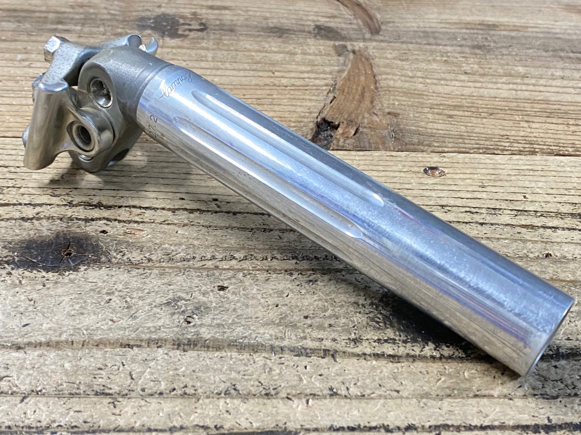 Campagnolo レコードシートポスト φ27.0の 2本締め 新品箱入り KC899 カンパニョーロ CAMPAGNOLO スーパーレコード SUPERRECORD Φ27.2
