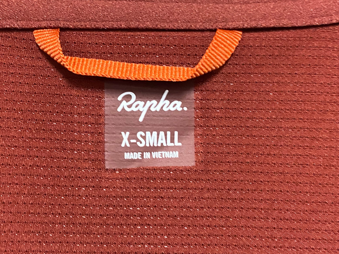 JE161 ラファ Rapha CLASSIC FLYWEIGHT JERSEY 半袖 サイクルジャージ オレンジレッド XS