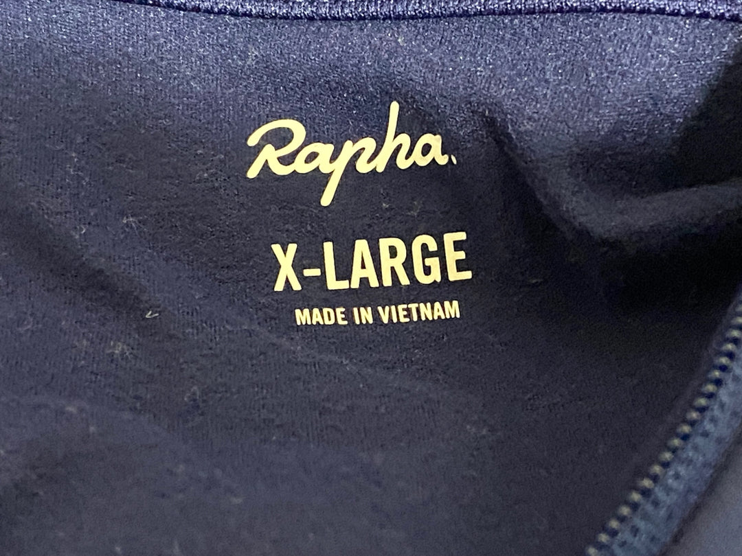 JW520 ラファ Rapha CORE LONG SLEEVE JERSEY 長袖 サイクルジャージ ネイビー XL 裏起毛