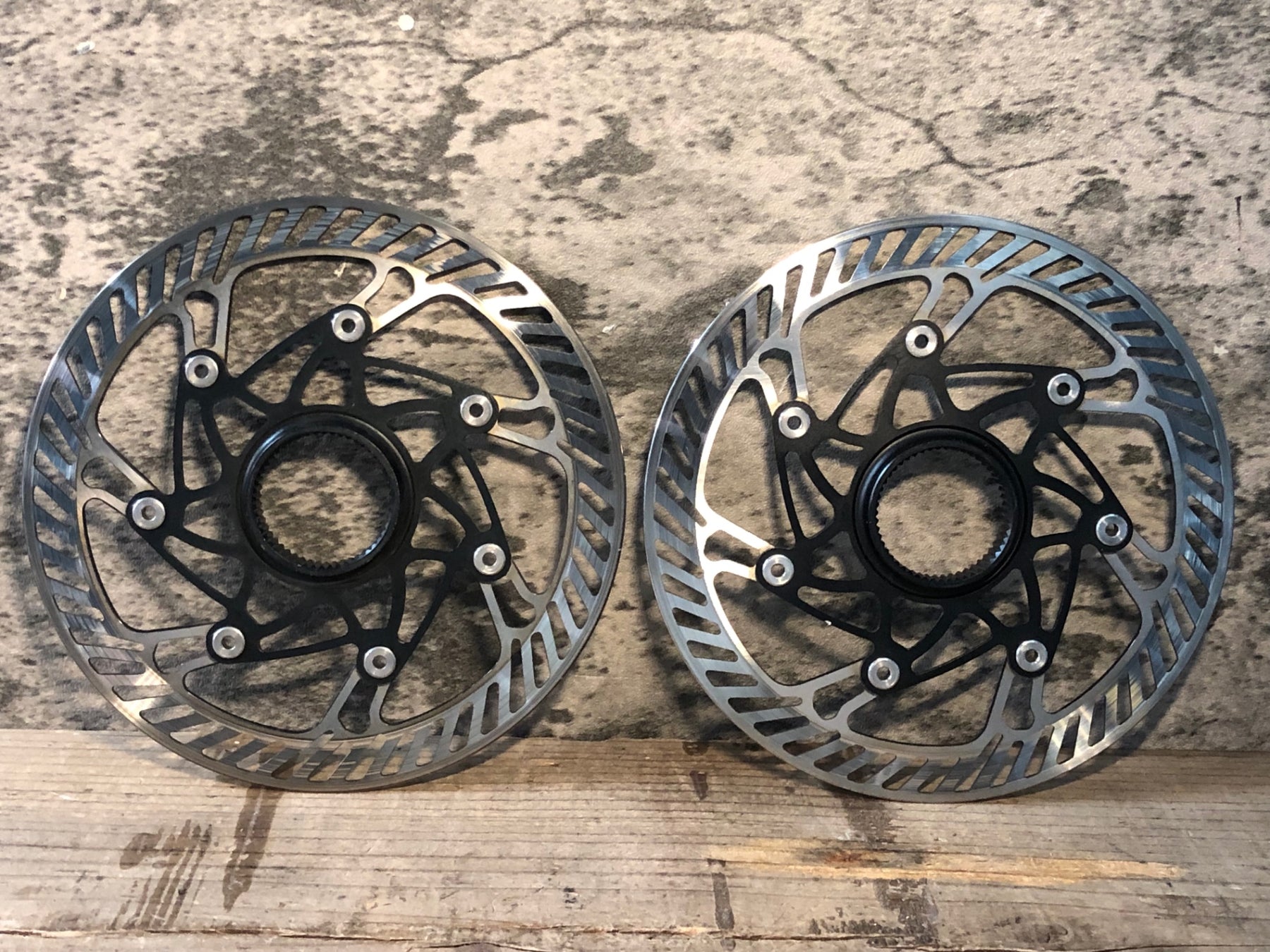 C72激安早い者勝ち✨　ブリヂストン　Ordino ダブルディスクブレーキ ✨ JG492 カンパニョーロ CAMPAGNOLO ディスクブレーキローター Φ160 2枚