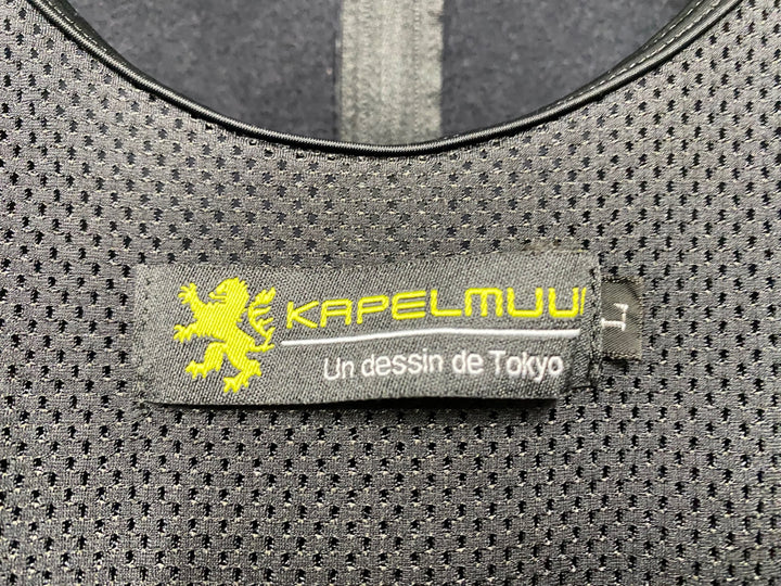 KB759 カペルミュール KAPELMUUR ビブタイツ 黒 L 裏起毛
