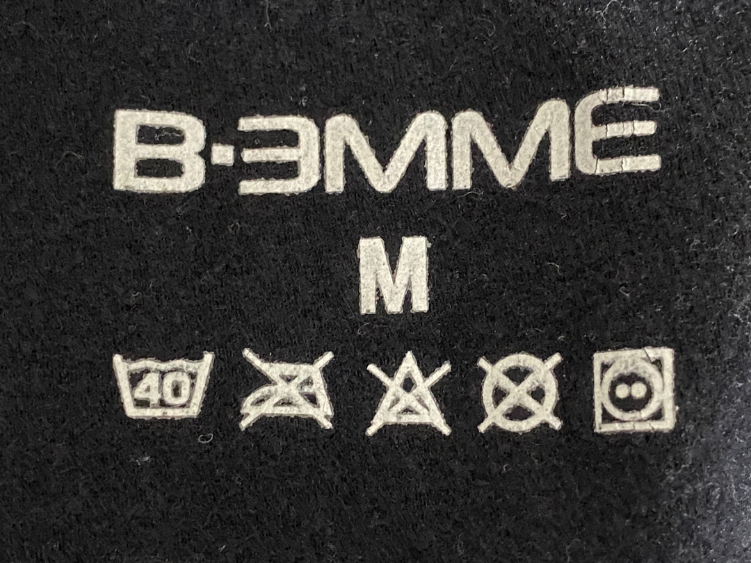 JK722 ビエンメ BENMME 裏起毛 ビブタイツ 黒 M