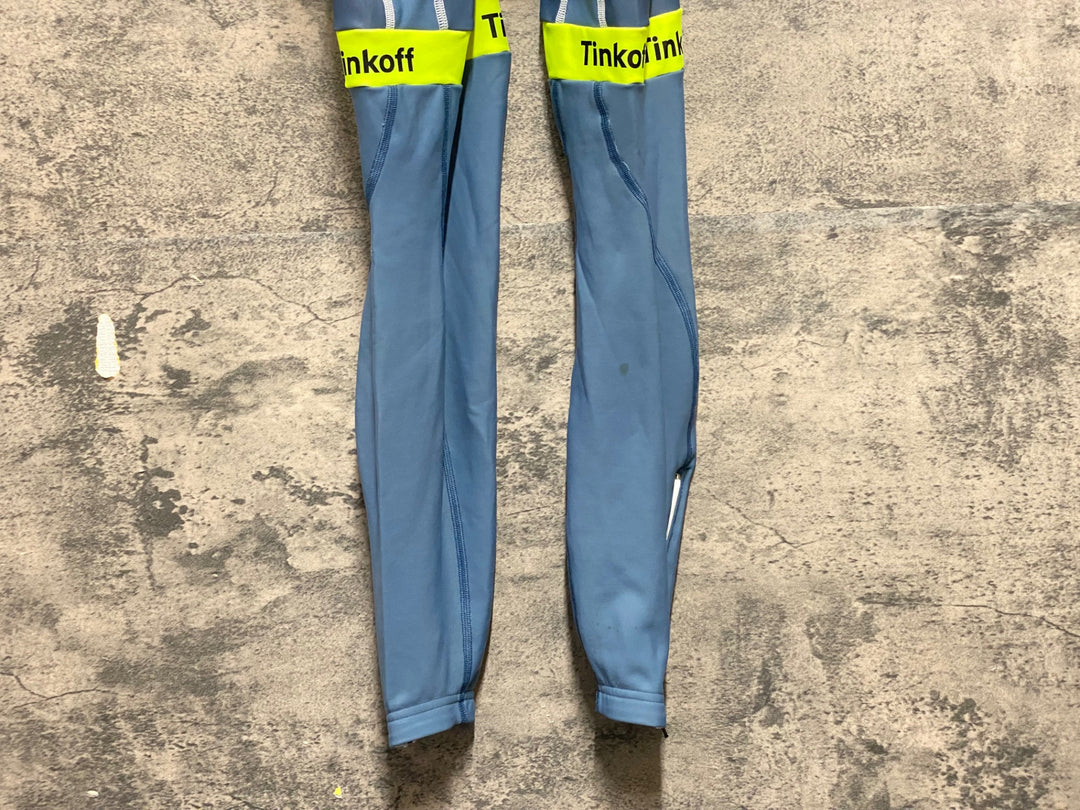 KJ866 スポーツフル sportful ビブタイツ 水色 L 裏起毛 TINKOFF